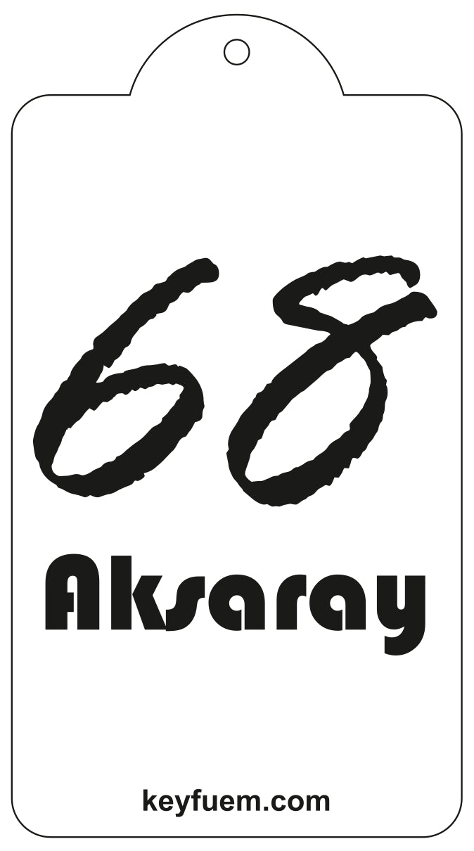 68 AKSARAY DUFTANHÄNGER