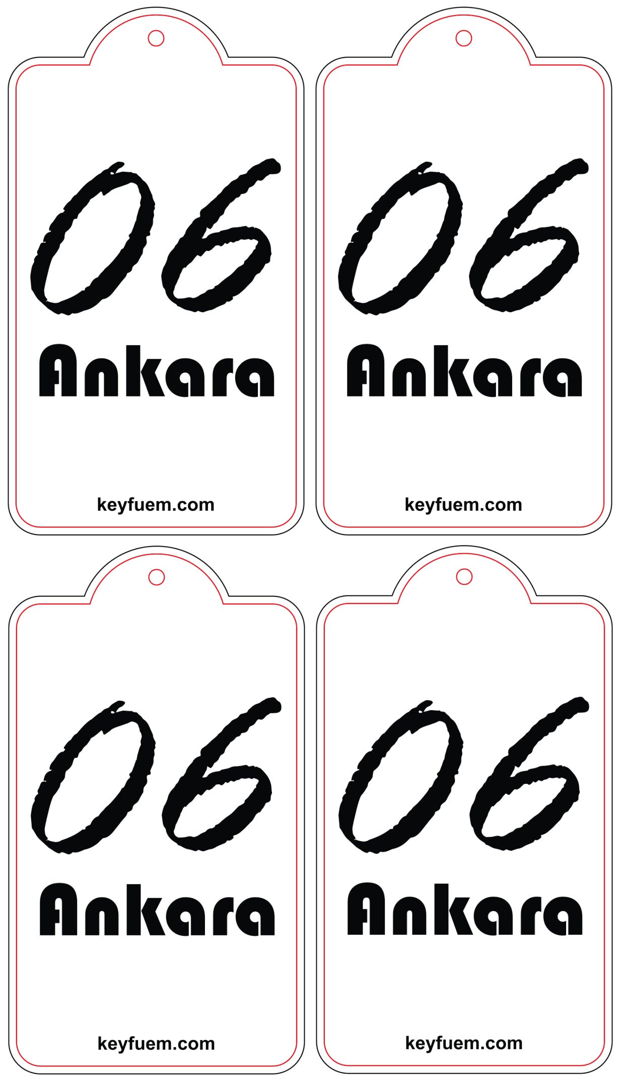 4x ANKARA DUFTANHÄNGER SPAR-BUNDLE
