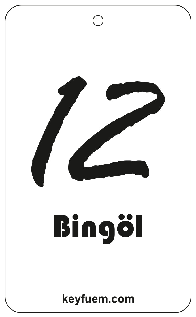 12 BINGÖL DUFTANHÄNGER