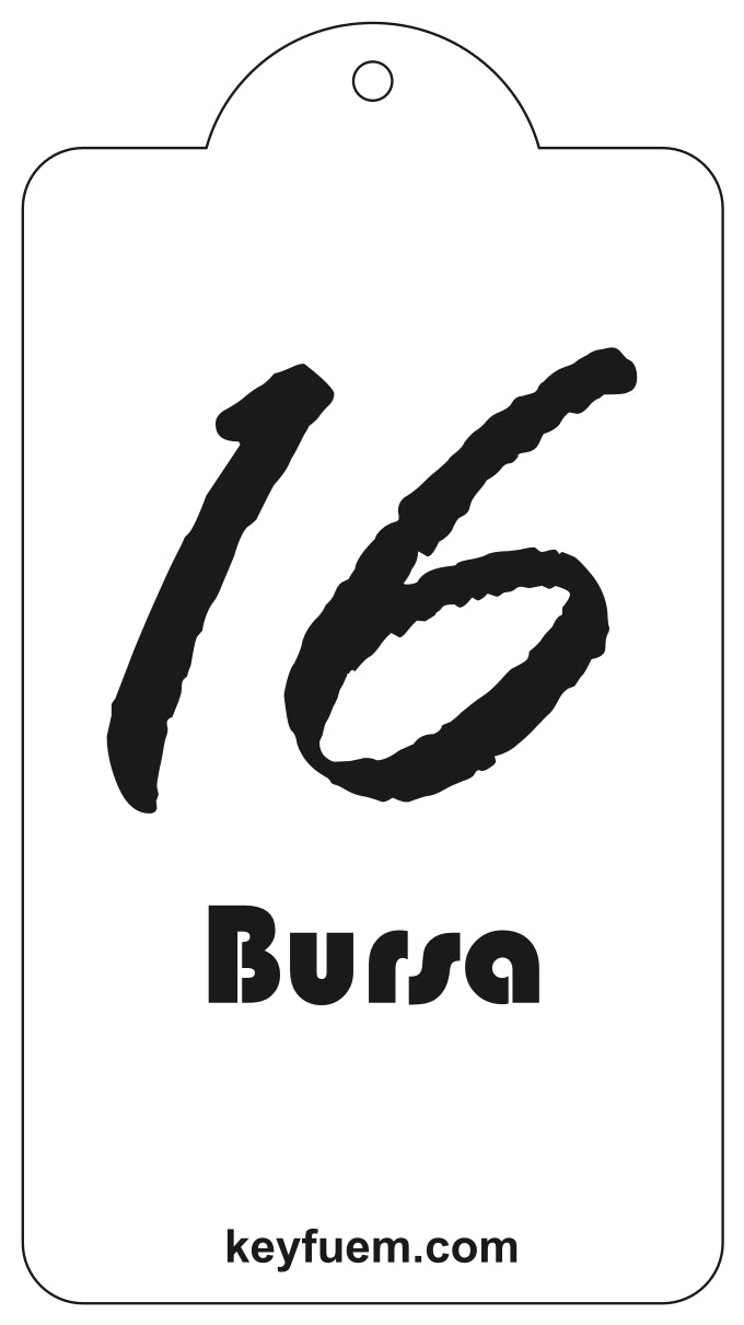 16 BURSA DUFTANHÄNGER