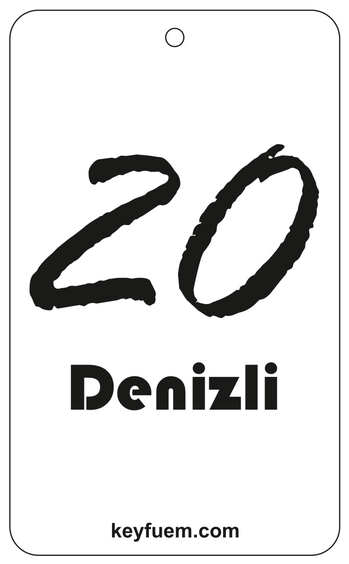 20 DENIZLI DUFTANHÄNGER