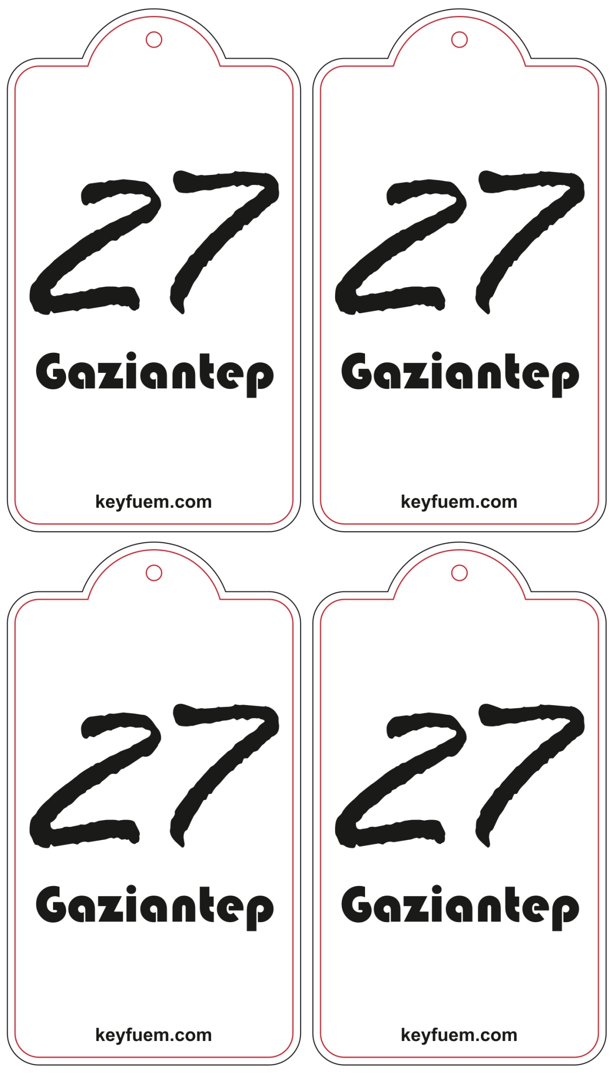 4x GAZIANTEP DUFTANHÄNGER SPAR-BUNDLE