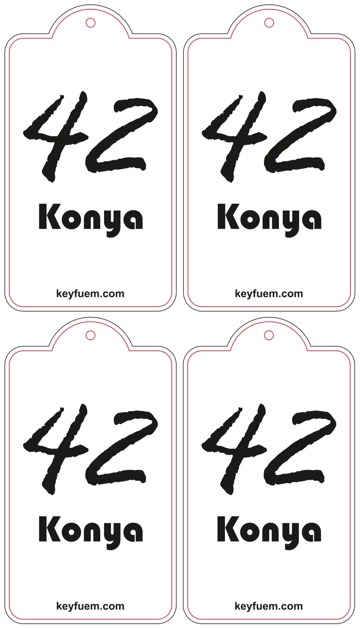 4x KONYA DUFTANHÄNGER SPAR-BUNDLE