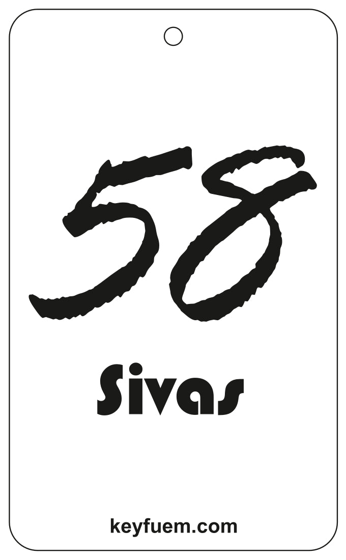 58 SIVAS DUFTANHÄNGER