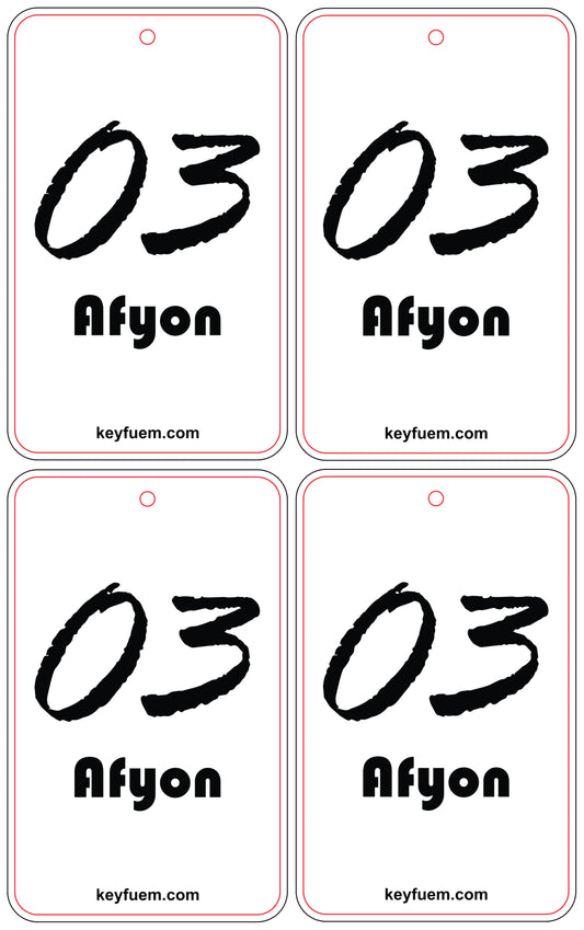 4x AFYON DUFTANHÄNGER SPAR-BUNDLE