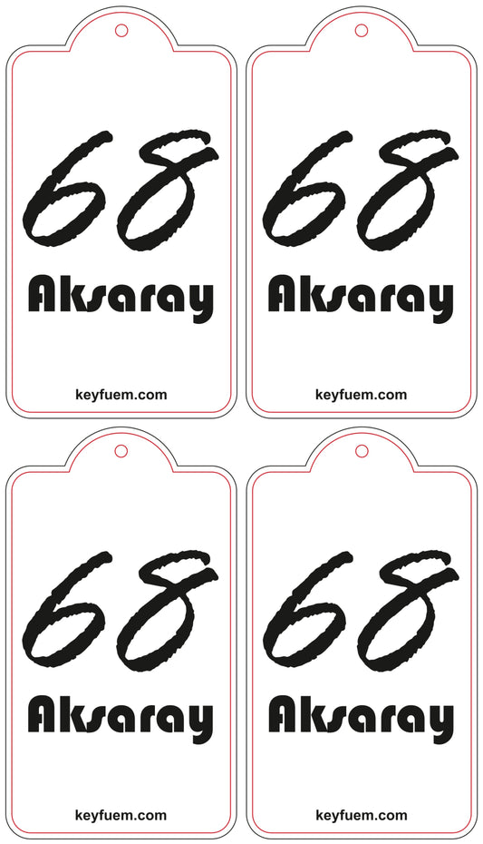 4x AKSARAY DUFTANHÄNGER SPAR-BUNDLE