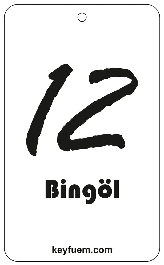12 BINGÖL DUFTANHÄNGER