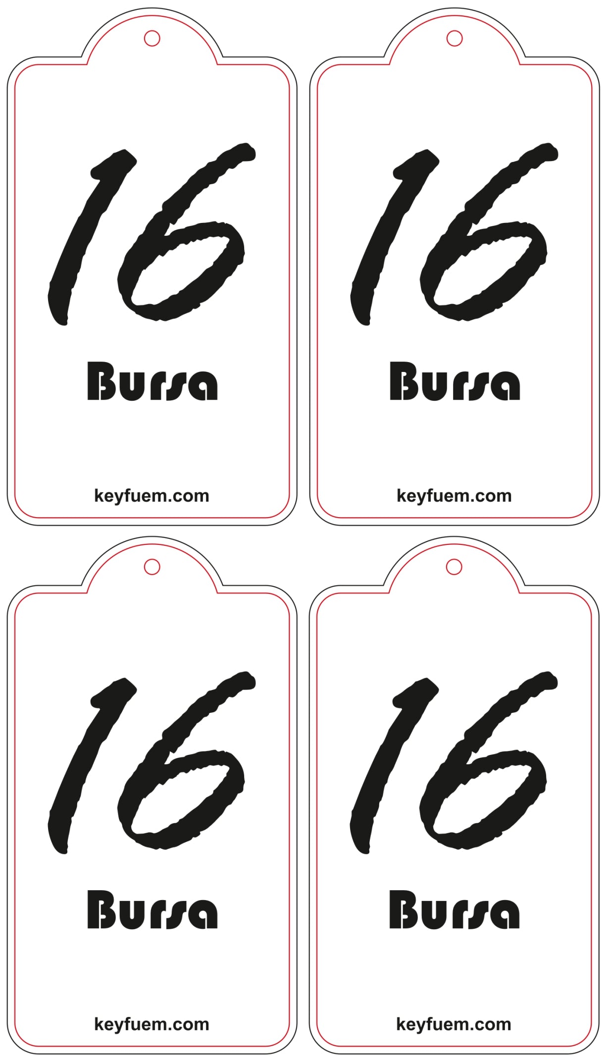 4x BURSA DUFTANHÄNGER SPAR-BUNDLE