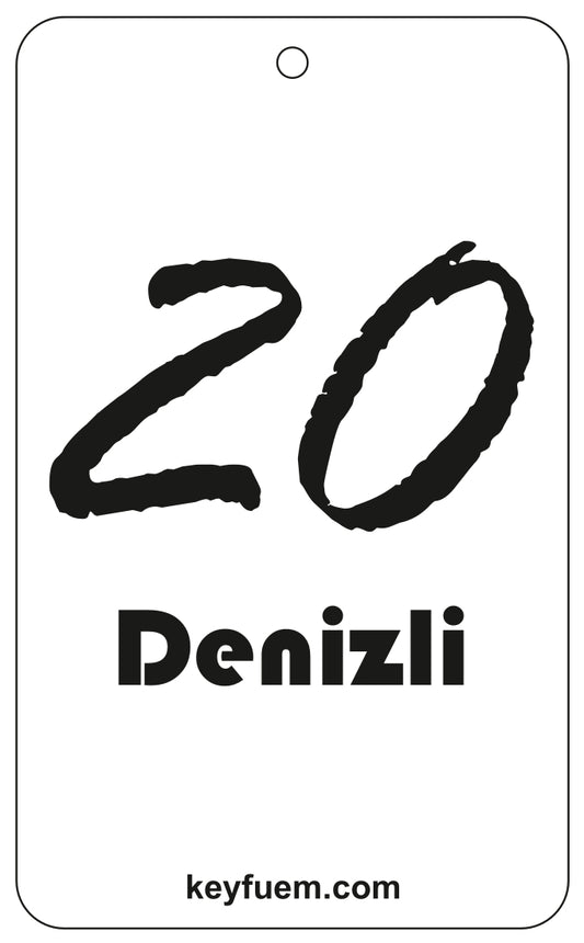 20 DENIZLI DUFTANHÄNGER