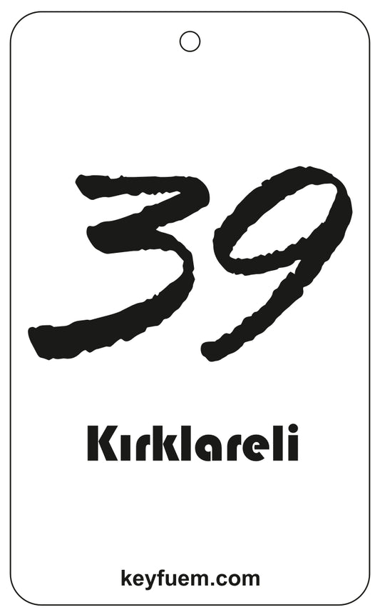 39 KIRKLARELI DUFTANHÄNGER