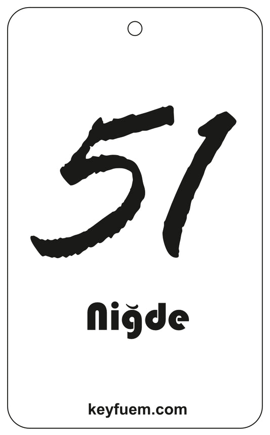 51 NIGDE DUFTANHÄNGER