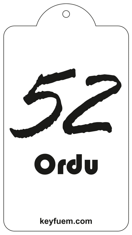 52 ORDU DUFTANHÄNGER