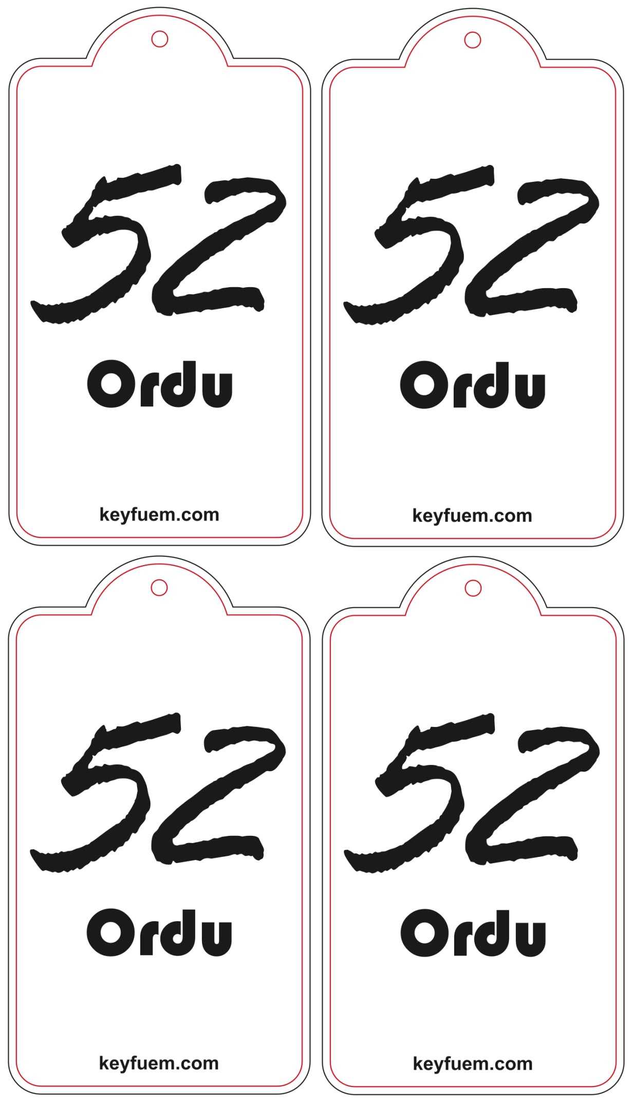 4x ORDU DUFTANHÄNGER SPAR-BUNDLE