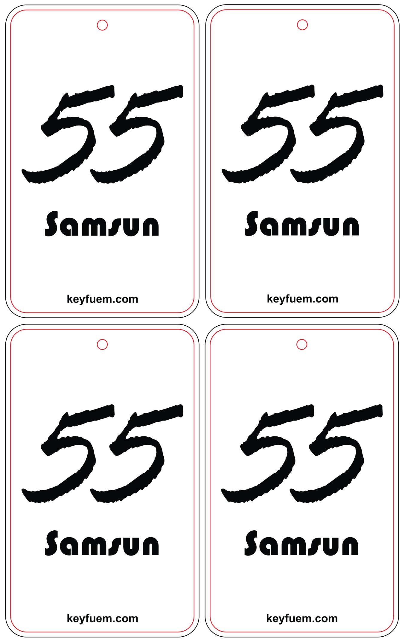 4x SAMSUN DUFTANHÄNGER SPAR-BUNDLE
