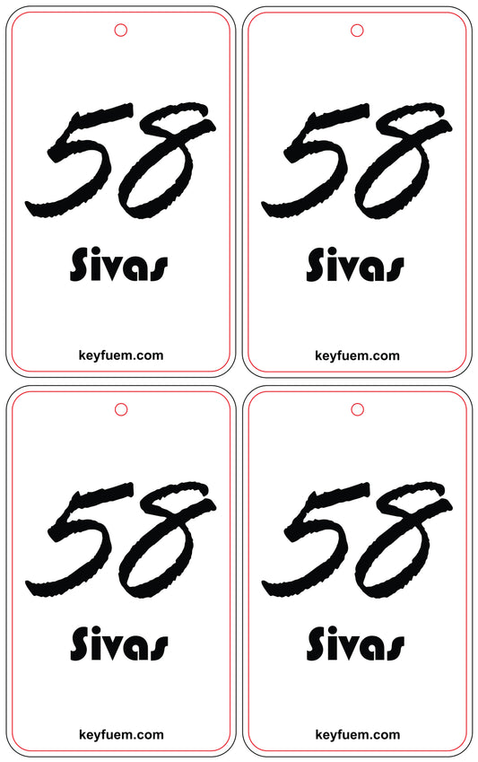 4x SIVAS DUFTANHÄNGER SPAR-BUNDLE