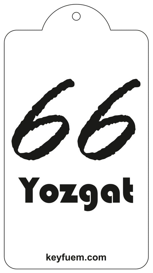 66 YOZGAT DUFTANHÄNGER