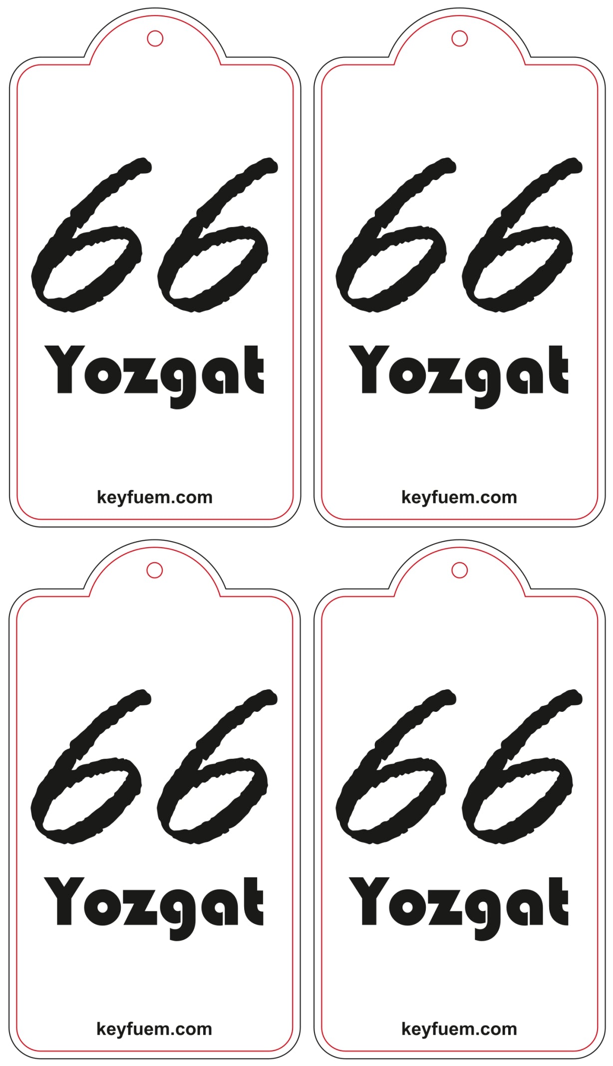 4x YOZGAT DUFTANHÄNGER SPAR-BUNDLE