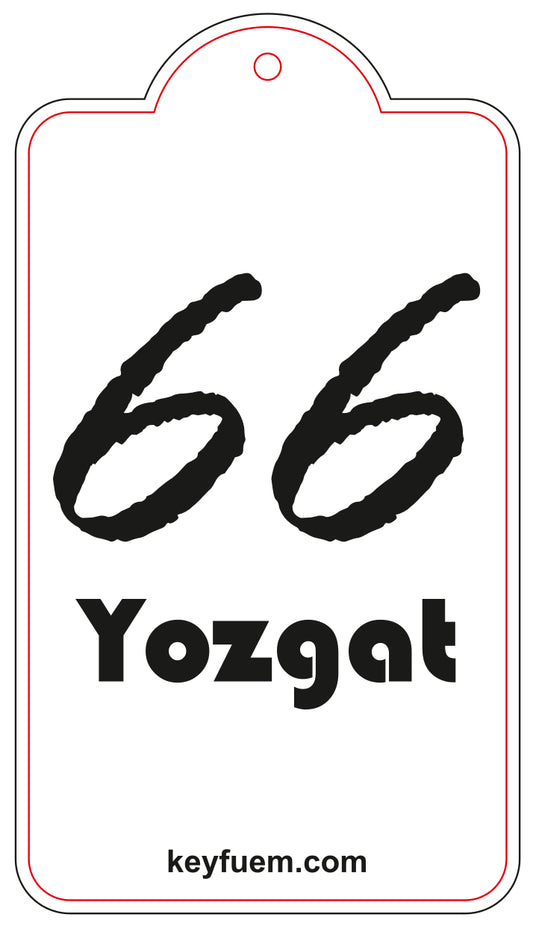 66 YOZGAT DUFTANHÄNGER